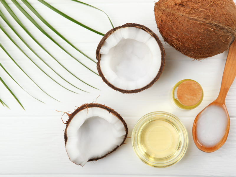 Coconut oil for at-home Dandruff Treatment